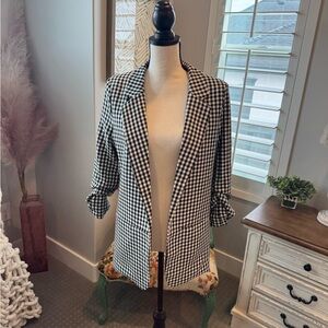Women’s Bohme Gingham Checkered Blazer size small